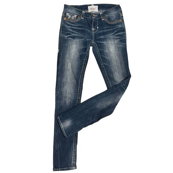 BIG STAR Denim - Big Star Liv Jeans Wms Sz 27L** Blue Stonewashed Mid Rise Skinny